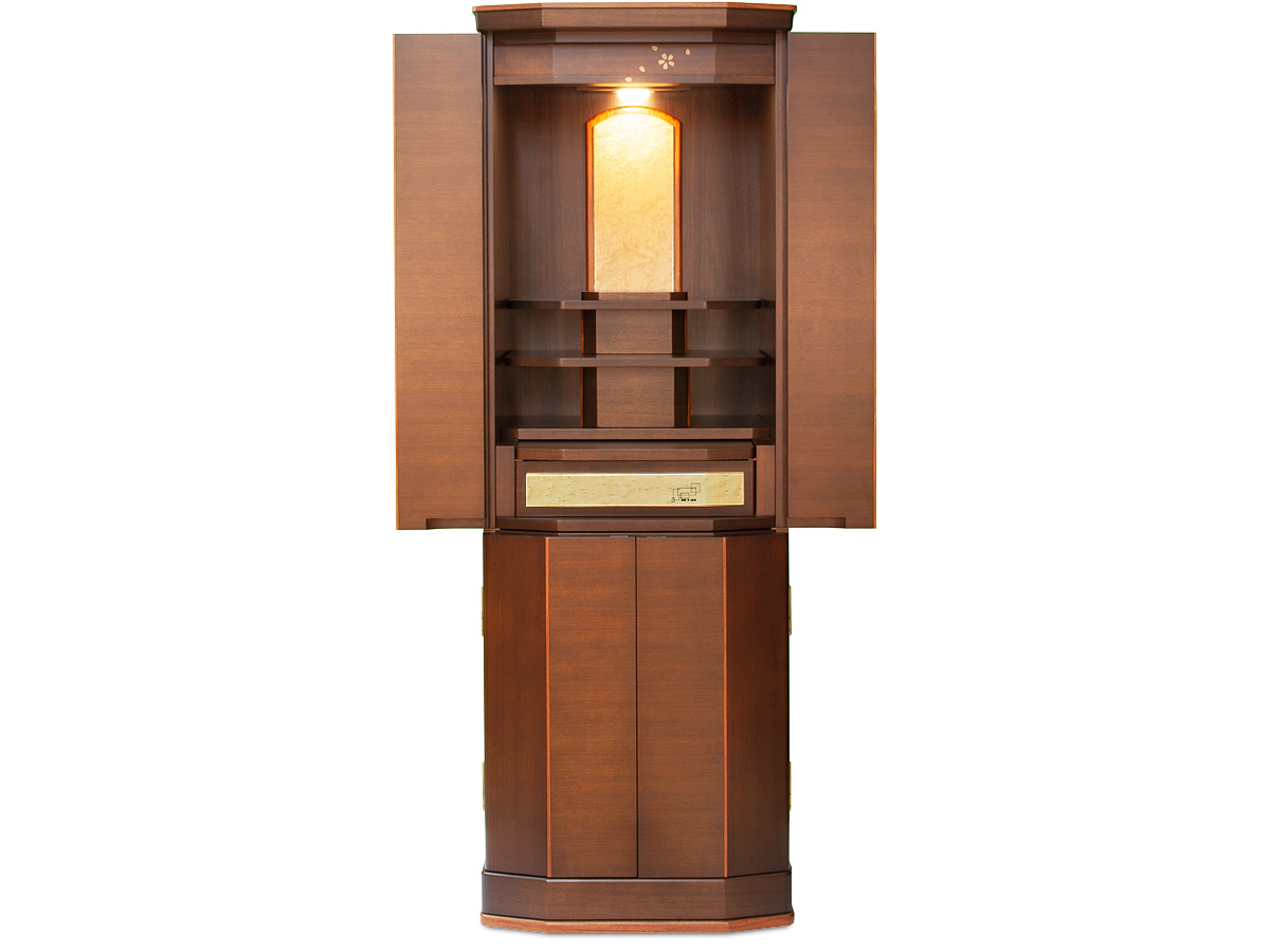 国産仏壇 16号 想桜 Sion ウォルナット