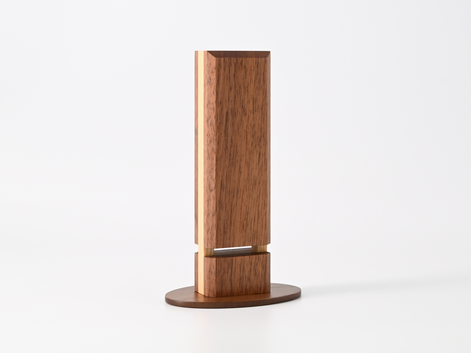 モダン位牌 PILINA II ピリナ2 【総高15.6cm ウォルナット・栓】