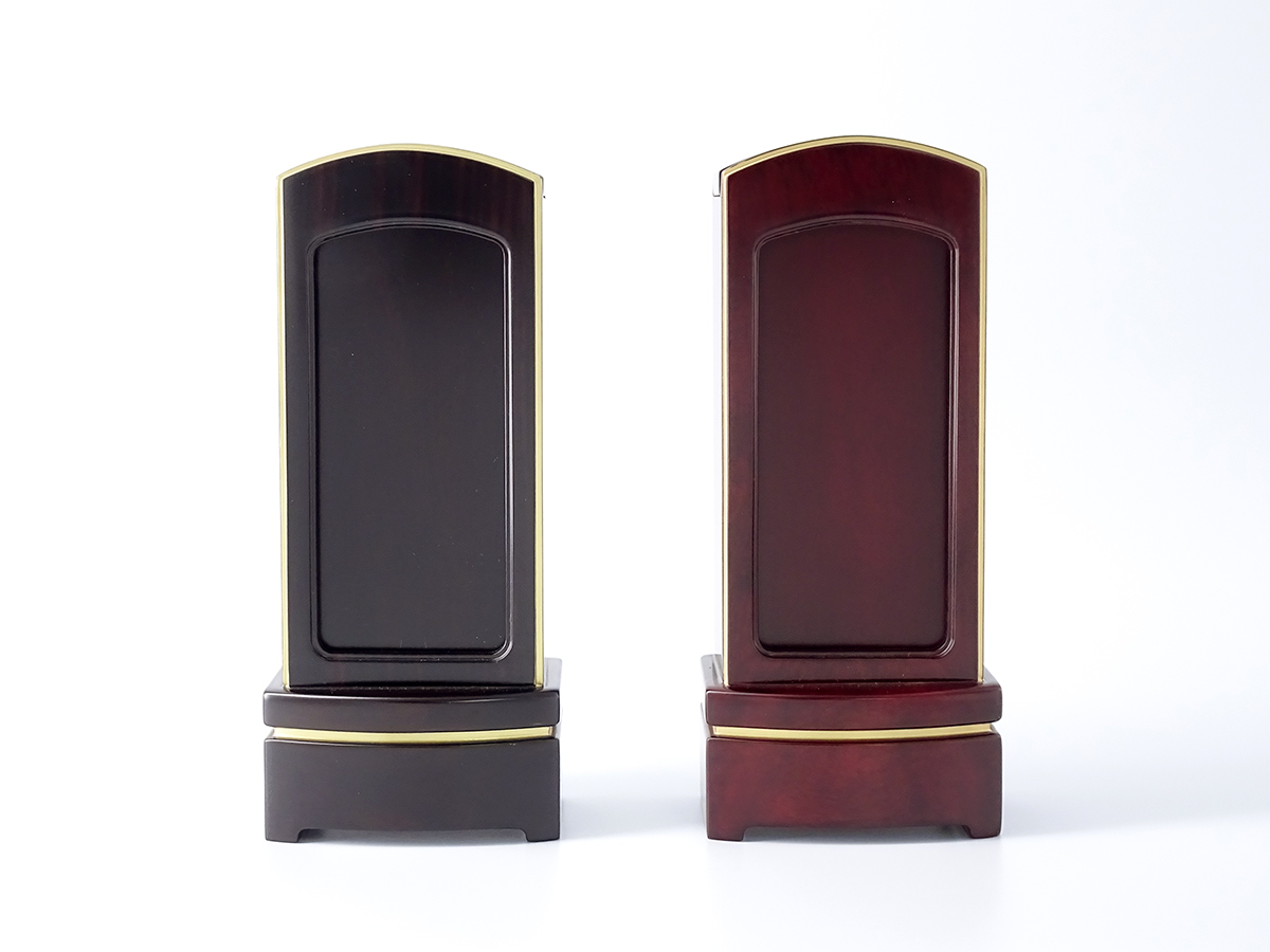 位牌 雪月花 雪丸 過去帳回出 五分消し 【4.0～5.0寸 黒檀 / 紫檀】